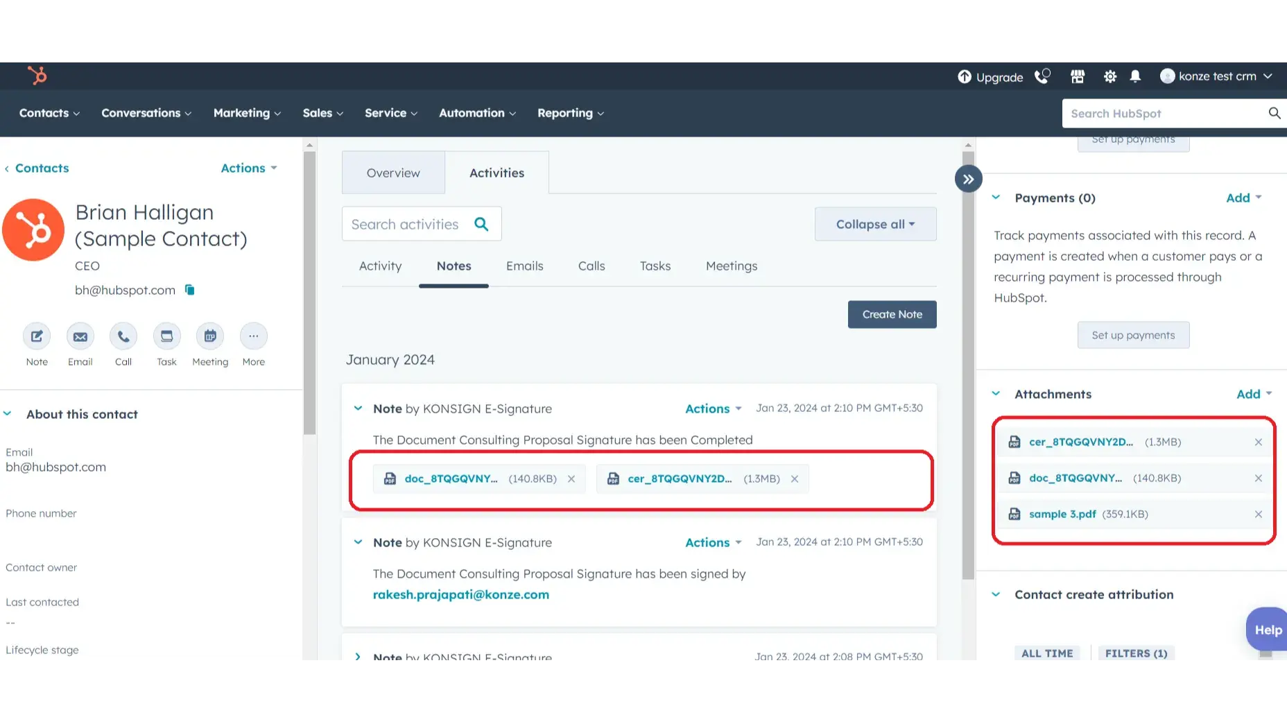 Automatically Retrieve Signed Documents to Your HubSpot Account